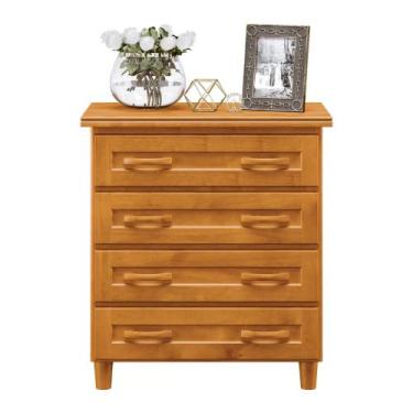 Imagem de Cômoda 4 Gavetas Madeira Maciça - Móveis Cavazotto