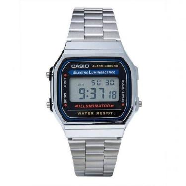Imagem de Relógio Unissex Casio A168Wa-1Wdf, Aço, resina, Relógio Casio Unissex 