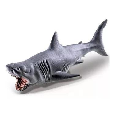 Imagem de Brinquedo Realista Tubarão E Jacaré Infantil Grande Criança - Cometa B