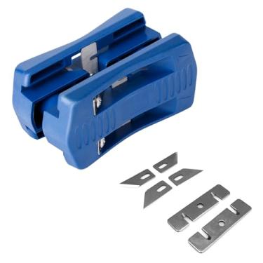 Imagem de Chazcool Aparador de borda de borda, aparador de borda laminado/folheado, madeira compensada de PVC melamina madeira manual ferramenta de corte de borda para marcenaria