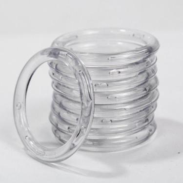 Imagem de Kit 30 Unidades de Argola 35mm Transparente Para Artesanato - Russo Ar