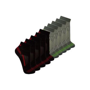 Imagem de Kit com 10 Meias Hidroginástica Trifil 6037 Colorido, Preto, 39-43