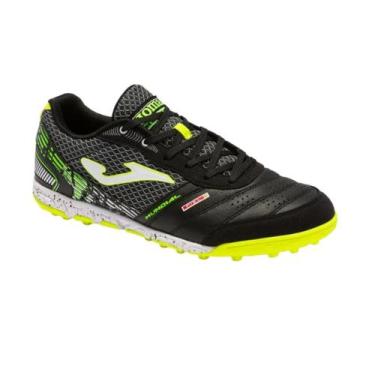 Imagem de Chuteira de Society Joma Mundial Couro Natural, Amarelo, 43