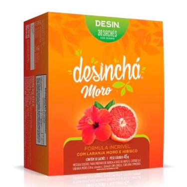 Imagem de Chá Desinchá Moro Laranja Moro e Hibisco 30 Sachês