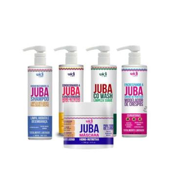 Imagem de Kit Widi Juba Condicionador, Shampoo, Máscara, Co Wash, Encrespando 50