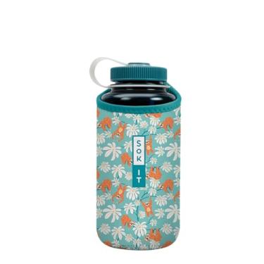 Imagem de Sok It BotlSok Capa de neoprene isolada para garrafa de água (preguiça ao redor, serve para 947 ml Nalgene)