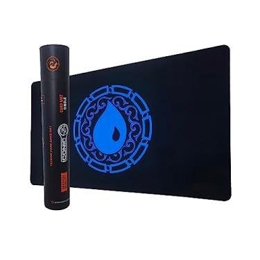 Imagem de ICONIC - PRO PC GEAR Tapete de jogo portátil para um jogador I 61.0 cmx35.6 cm I com tubo de transporte - superfície premium, lisa e durável. Tipo gráfico - Azul