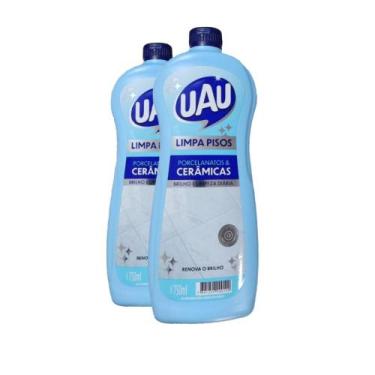 Imagem de Kit 2 Limpa Pisos Porcelanatos E Cerâmicas Uau 750ml
