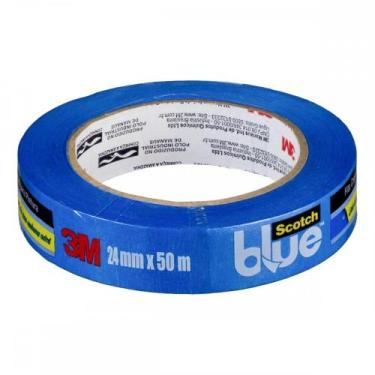 Imagem de Fita Crepe 3M Scotch Blue Profissional 24Mm X 50M