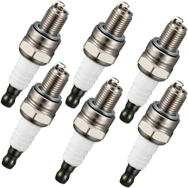 Imagem de BDFHYK Velas de ignição de irídio universais compatíveis com Zenoah G230RC G260RC G240RC G270RC G290RC G320RC Motors 231 e 260 PUH e PUM de substituição de motor para CMR7H, conjunto de 6