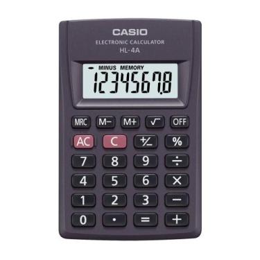 Imagem de Calculadora Casio De Bolso 8 Dígitos E Desligamento Automático Hl-4A