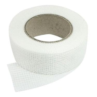 Imagem de Fita Para Drywall Tela Adesiva Trincas Paredes Fibra Vidro 50x45 - Atl