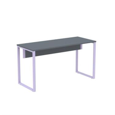 Imagem de Mesa Diretora Tubular P25 Pandin 1,7 M Grafito e Lilas