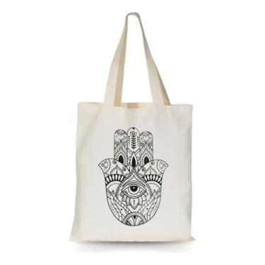 Imagem de Bolsa Feminina Sacola Média Ecobag De Ombro Praia Feira Top - Alwy, Of