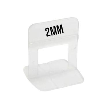 Imagem de Kit 500 Espaçador Nivelador Porcelanato + 200 Cunhas Cortag, 2,00mm