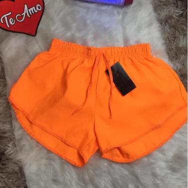 Imagem de short tactel feminino casual  saida de praia corrida shorts  academia 
