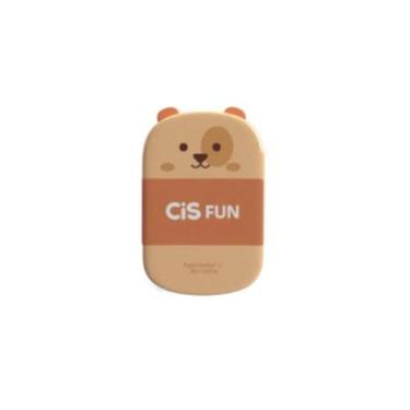 Imagem de Apontador com Depósito + Borracha Cis Fun Criatic, LARANJA