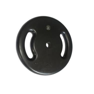 Imagem de Anilha de Ferro Fundido Injetada Alça Lateral 20,0Kg - ANILHAS FITNESS