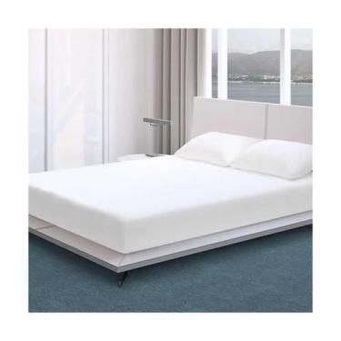Imagem de Capa p/ colchão casal padrão tnt branco anti-ácaro - vida pratika