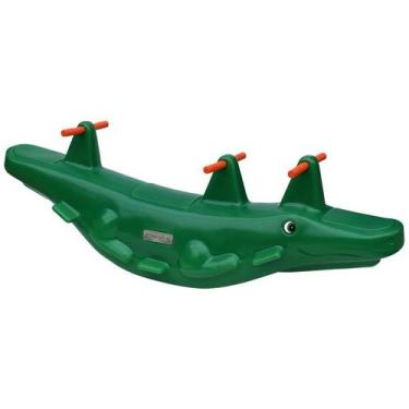 Imagem de Gangorra Crocodilo 3 lugares Ranni Play - Ranni Play , Verde