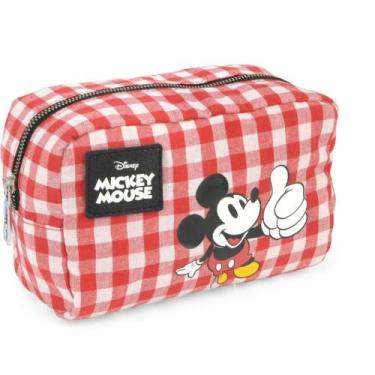 Imagem de Estojo de Tecido Mickey Grande 1 Zíper - Luxcel