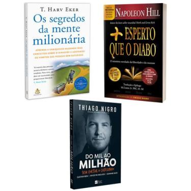 Imagem de Os segredos da mente milionária + Mais esperto que o Diabo + Do Mil Ao