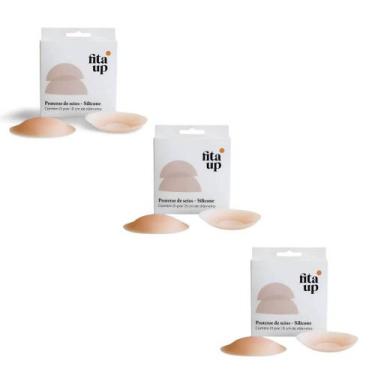 Imagem de Kit 3 Protetores de Seios Tapa Mamilo Bico Caramelo Fita UP, Caramelo