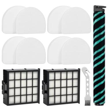 Imagem de Walntec Peças de reposição de filtro AZ4002 AZ4000 AZ4000C para aspirador vertical Shark Power Detect Pro Max - 1 escova de rolo, 2 filtros HEPA, 4 filtros de espuma e feltro, 1 escova de limpeza