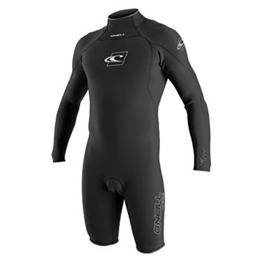 Imagem de O'Neill Wetsuits Terno masculino Gooru 2 mm Z.E.N. com zíper manga comprida, preto/preto, pequeno