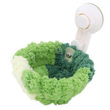 Imagem de Cama de Pássaro Com Janela, Ninho de Pássaro Quente Com Ventosa, Cabana de Aconchego de Pássaros de Pelúcia, Ninho de Pássaros Com Ventosa, Forro de Pelúcia Aconchegante (Grande)