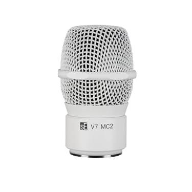 Imagem de SE Electronics V7-MC2-WHT Cápsula de microfone para sistemas sem fio Sennheiser, branco