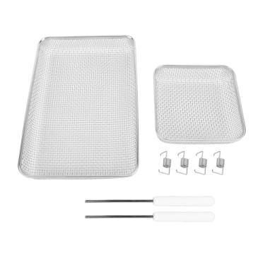 Imagem de Tampa do Respiradouro Fornalha do Rv, Tela de Aço Inoxidável Fornalha do Rv, Malha Proteção Fornalha de 2 Pces para Aberturas do Calefator de água do Rv