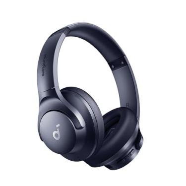 Imagem de soundcore Q20i da Anker, Fone de Ouvido com Cancelamento de Ruído Ativo, Bluetooth 5.3 Headphone Gamer Sem Fio, 60h Bateria, Áudio Hi-Res, Graves Potentes, App Personalização, Modo Transparência, Azul