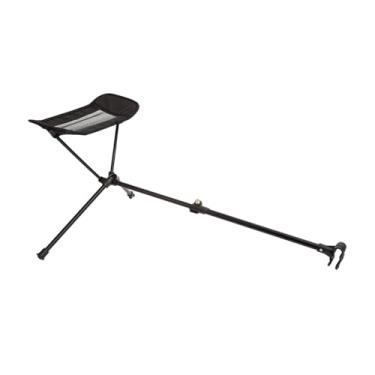 Imagem de menolana Tamborete de descanso para os pés de acampamento, descanso para os pés reclinável, cadeira dobrável para descanso de pernas, acessório para