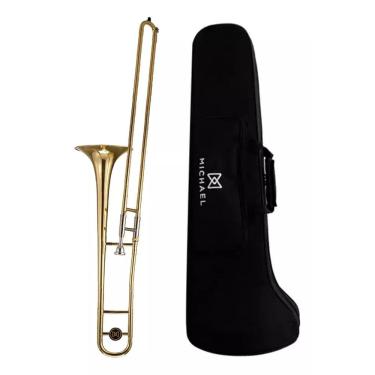 Imagem de Trombone De Vara Michael Wtbm35 Bb Laqueado Com Bocal E Case