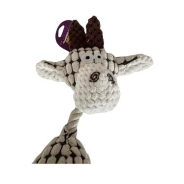 Imagem de Brinquedo Pelucia Pet Girafa Corda Cão Gato