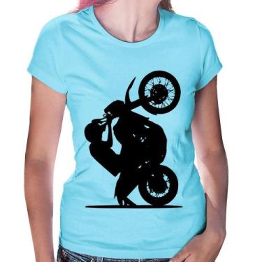 Imagem de Baby Look Moto Grau XT 660 - Foca na Moda, Azul bebê, P