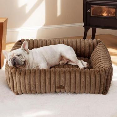 Imagem de Velo de Veludo Cotelê Lavável Bedsure para Cães de Médio Porte