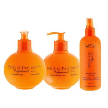 Imagem de K.Pro Petit Teen Shampoo + Condicionador + Leave-in 200ml