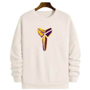 Imagem de Blusa Moletom Gola Basquete Kobe Bryantt Basketball - Loja White Mamba