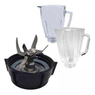 Imagem de Kit 6 Lâminas Inox Base E Anel Vedação Liquidificador