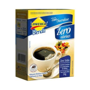 Imagem de Adoçante sucralose blenda lowcucar sachê 0,6g c/ 50 unidades - LOWÇÚCA
