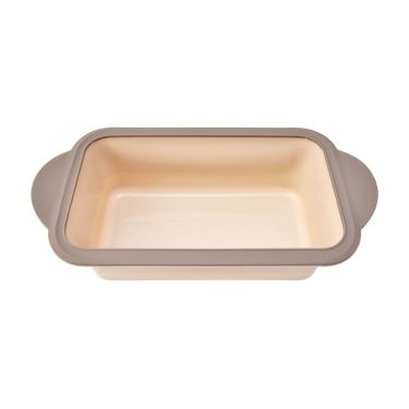 Imagem de Forma Retangular de Silicone 8x14x27cm Kenya Bege