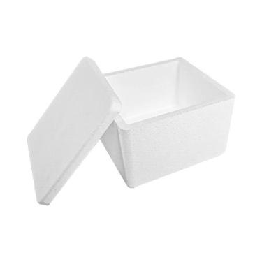Imagem de Caixa de Isopor 800 ML Branca Kisotherm