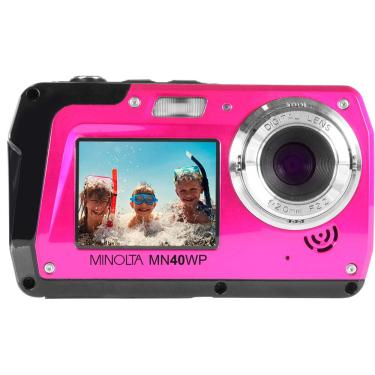 Imagem de Minolta - MN40WP 48.0 Megapixel Waterproof Câmera Digital - Pink-MN40WP-PK