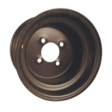 Imagem de Red Hawk TIR-461 Roda - Aço, Preto, 10x8 3:5 Carrinhos de Golfe Offset