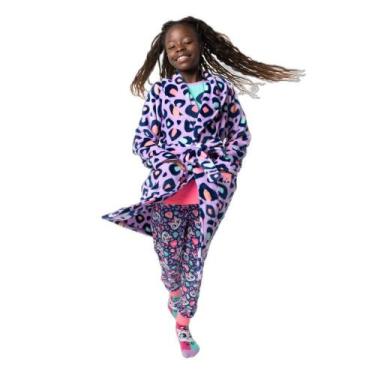 Imagem de Roupão Manga Longa Soft Menina Teen Onça - Puket, UN, Lavanda