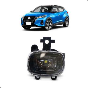 Imagem de Farol auxiliar kicks 2022 a 2024 kardian 2024 a 2025 com led - SP ACES