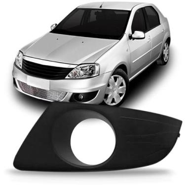 Imagem de Moldura Milha Logan 2010 2011 2012 2013 Com Furo - SP ACESSÓRIOS, Esqu