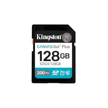 Imagem de Kingston Canvas Go Plus 128GB SD Card | Up to 200MB/s | Class 10, UHS-I, U3, V30 | SDG4/128GB